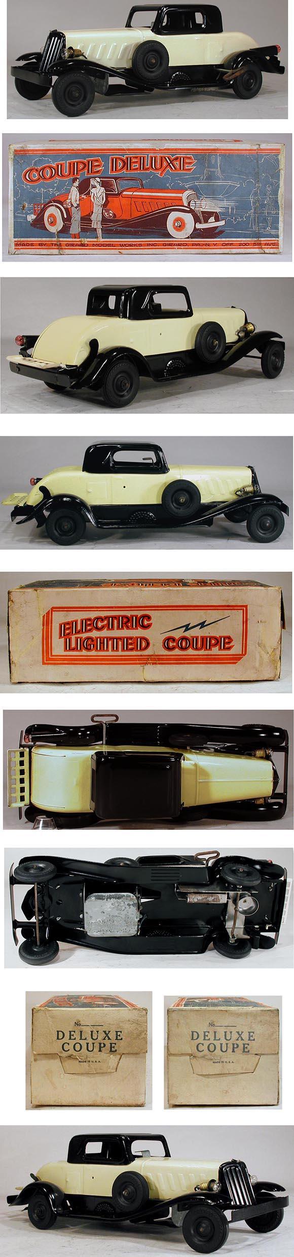 1933 Girard, Electric Lighted Coupe Deluxe in Original Box